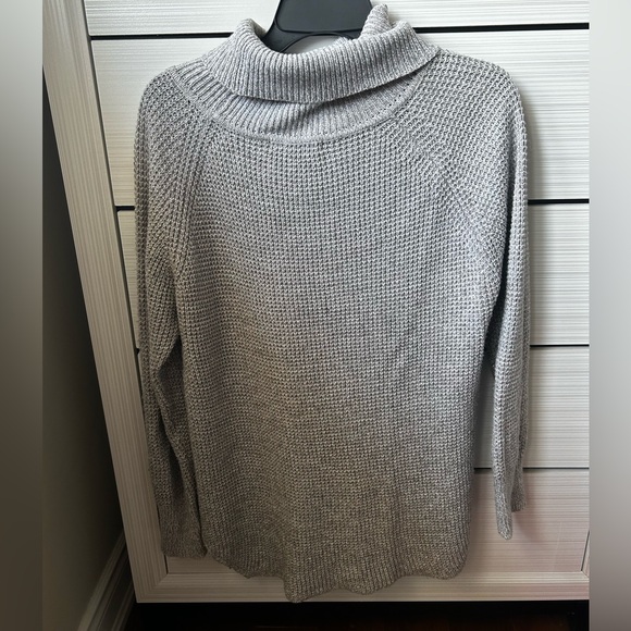 Grey Turtle Neck Sweater - Picture 2 of 2